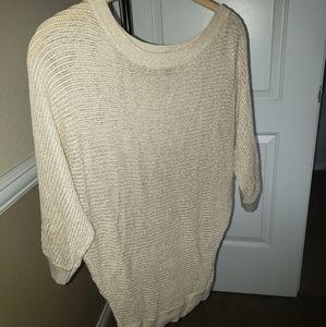 Light weight half sleeve sweater
